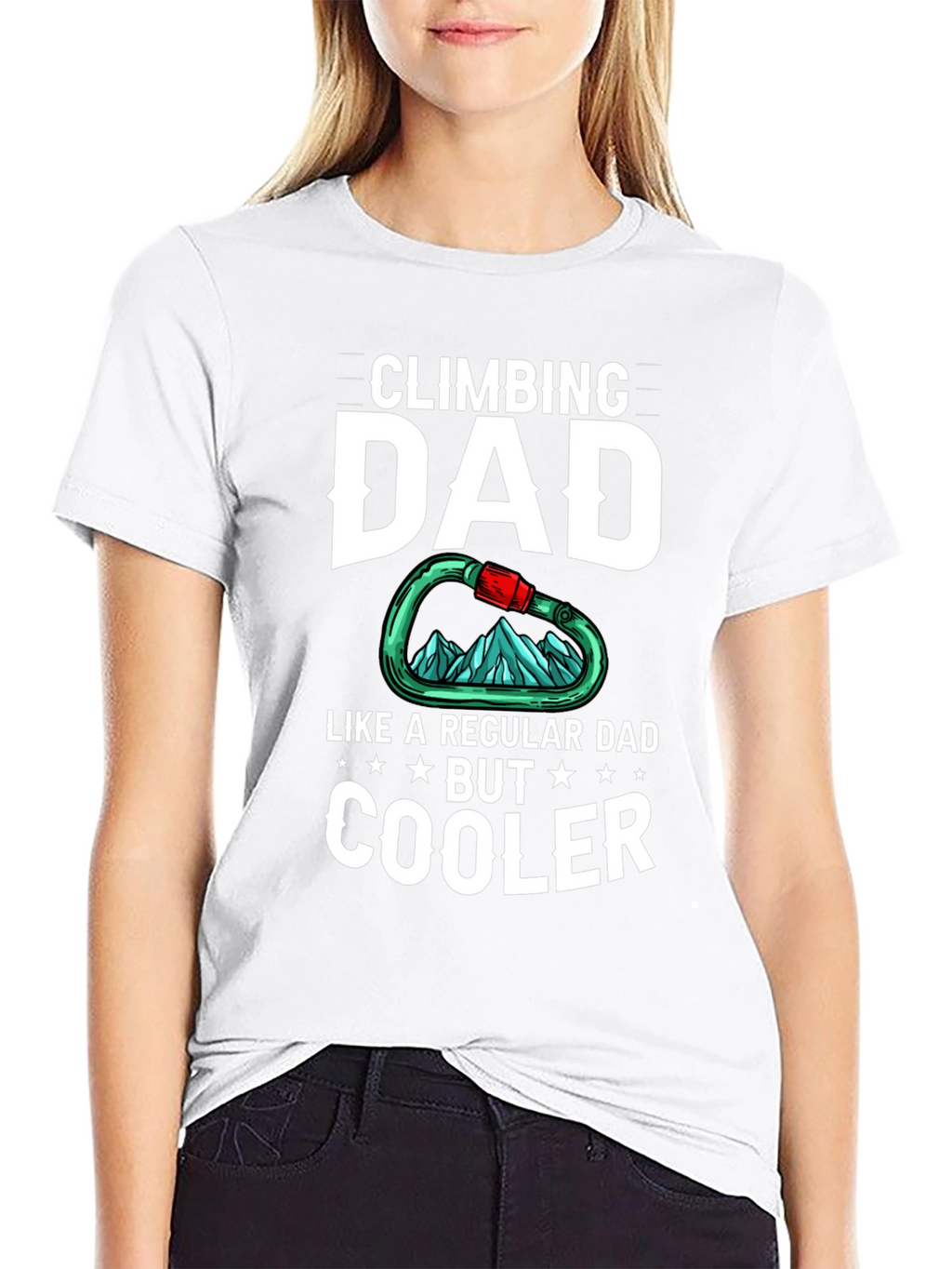 Climbing Dad T-Shirt - Cool Dad Graphic Tee