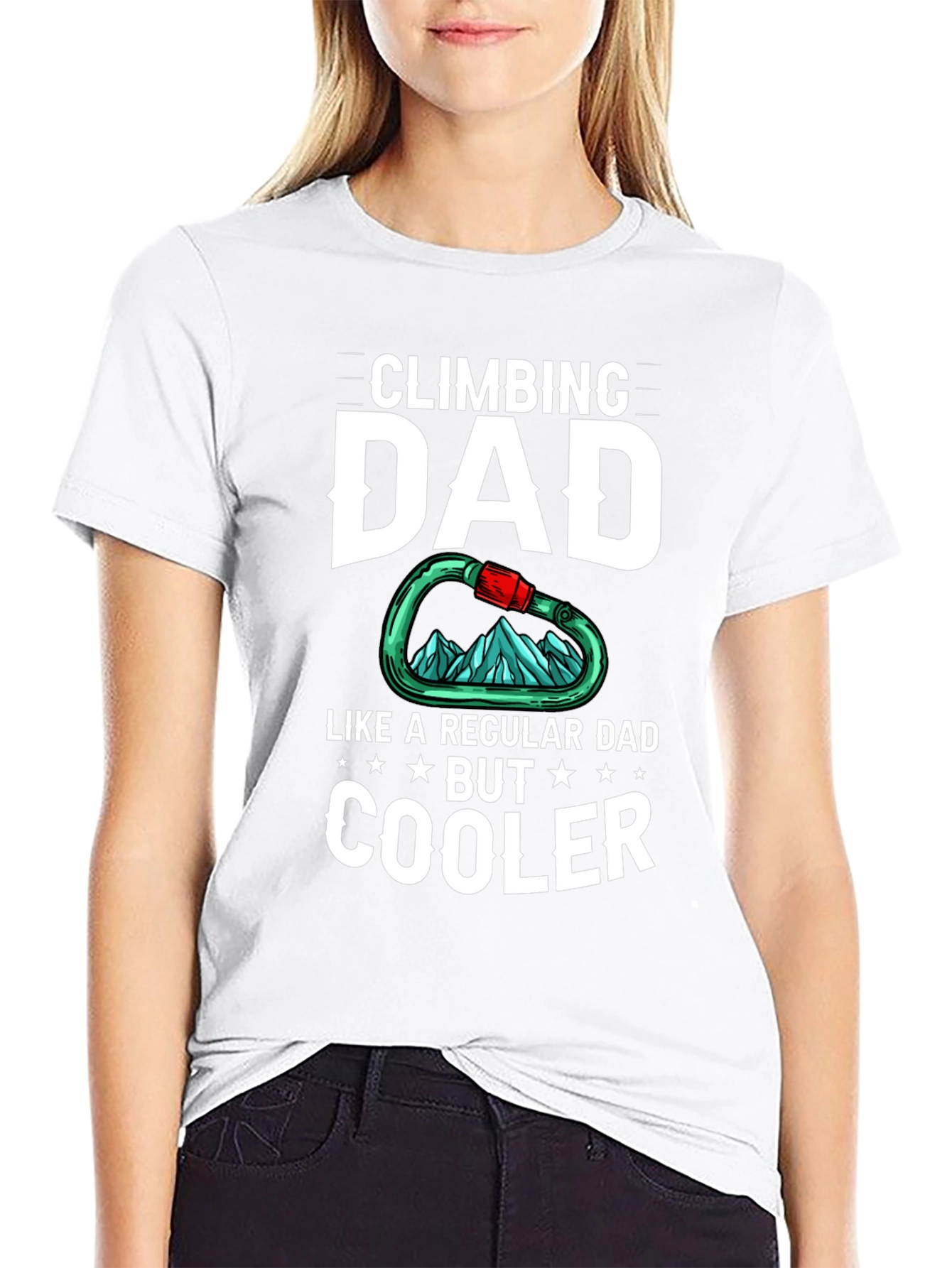 Climbing Dad T-Shirt - Cool Dad Graphic Tee