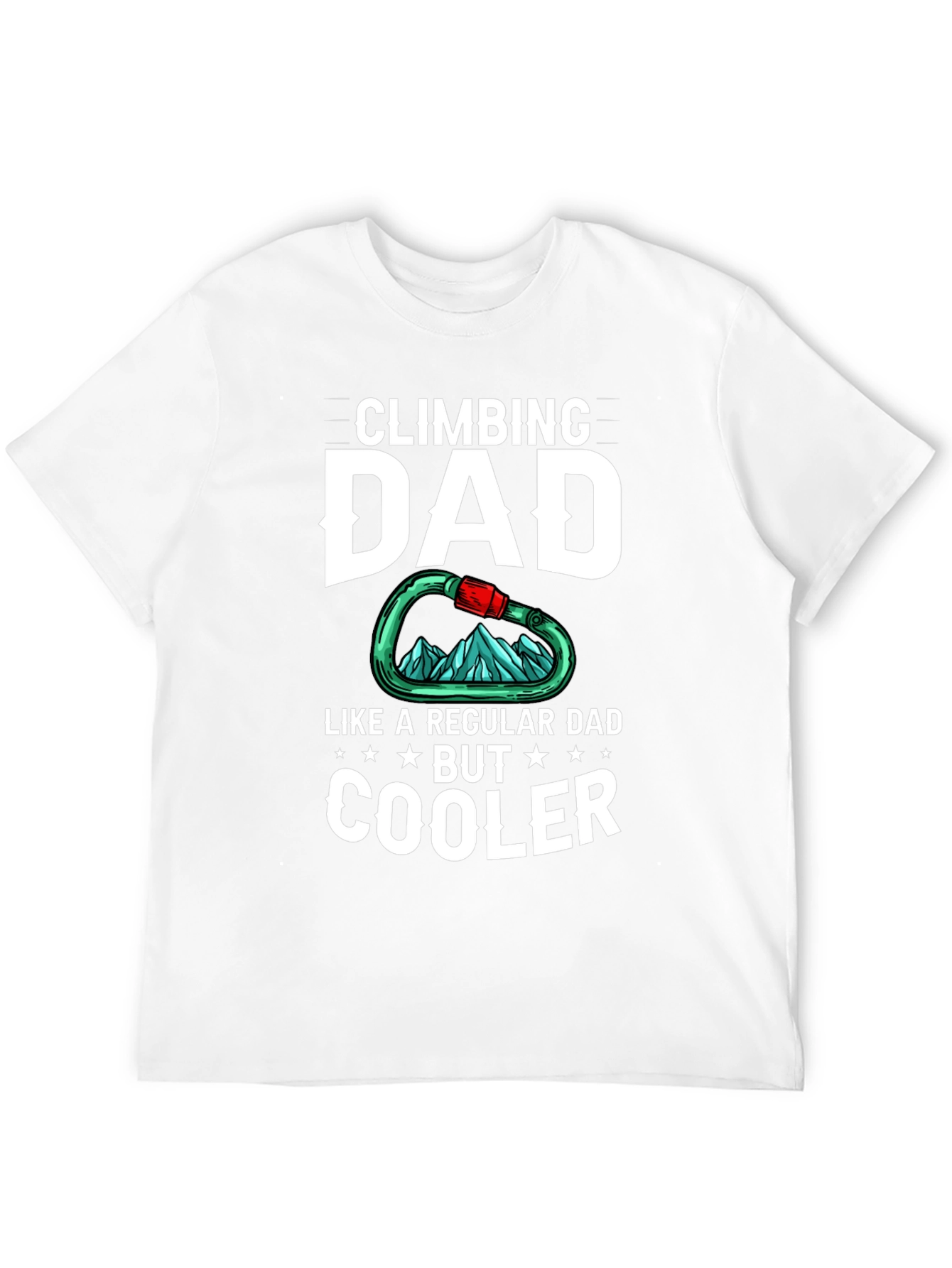 Climbing Dad T-Shirt - Cool Dad Graphic Tee
