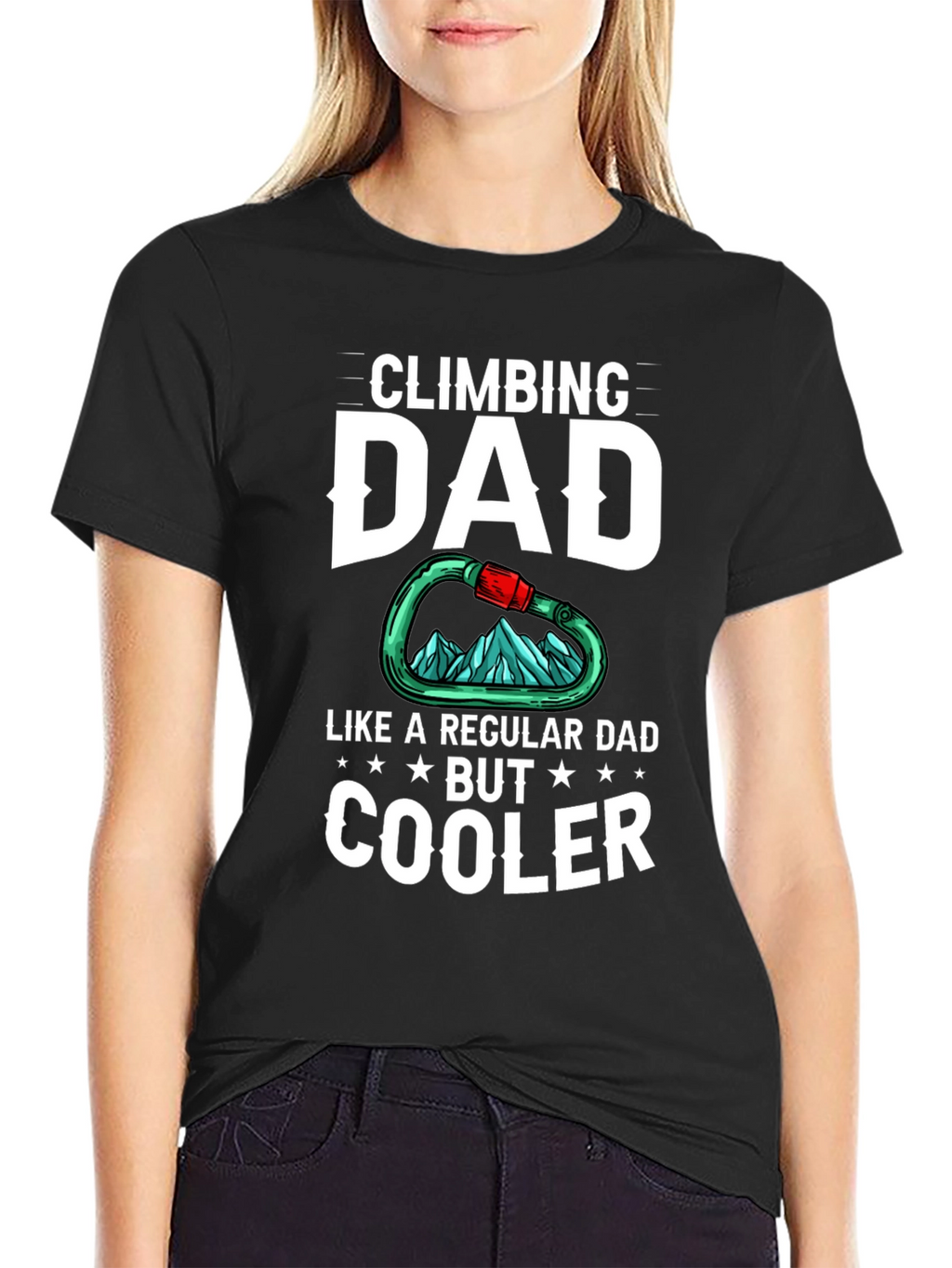 Climbing Dad T-Shirt - Cool Dad Graphic Tee