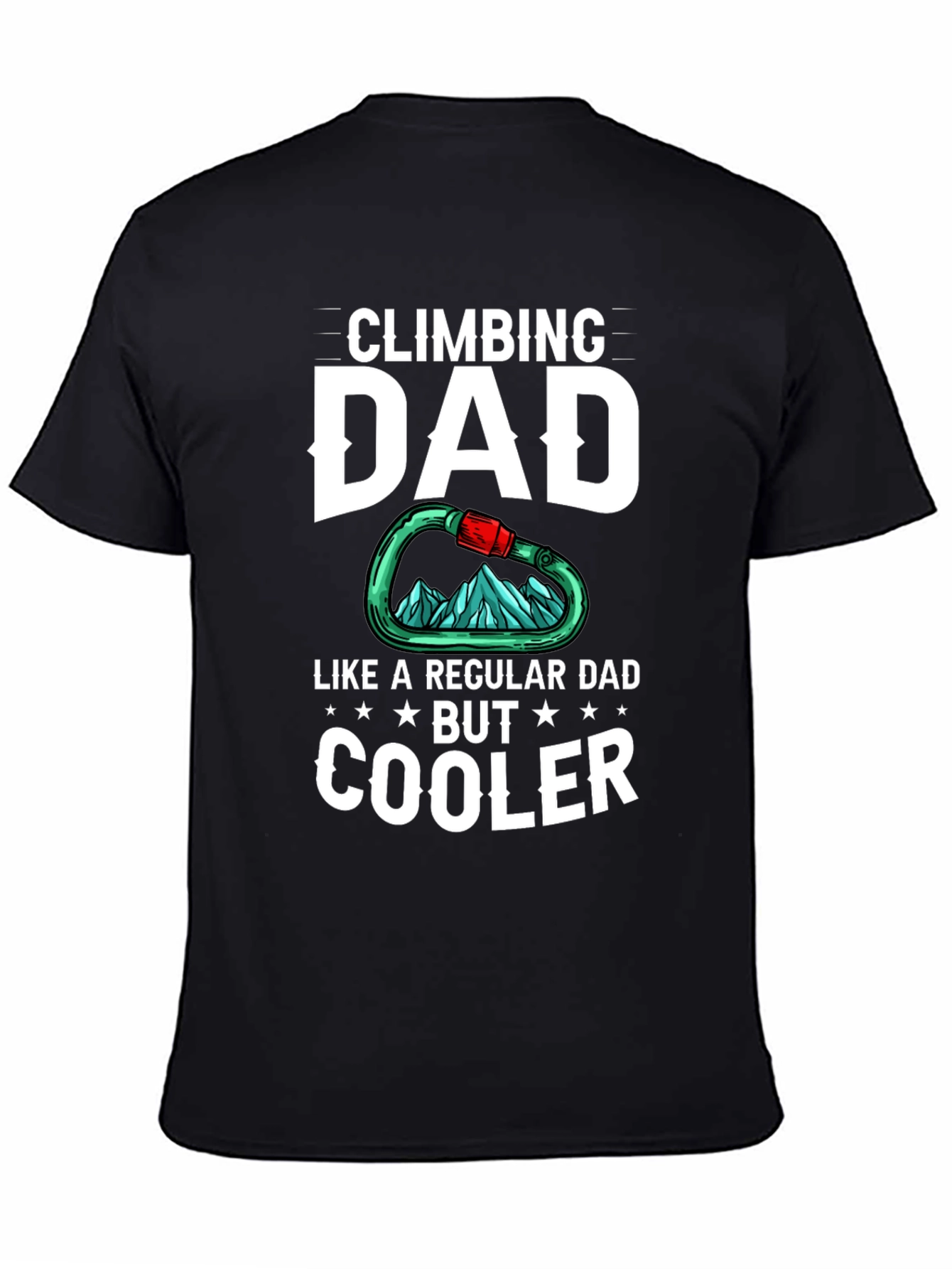 Climbing Dad T-Shirt - Cool Dad Graphic Tee