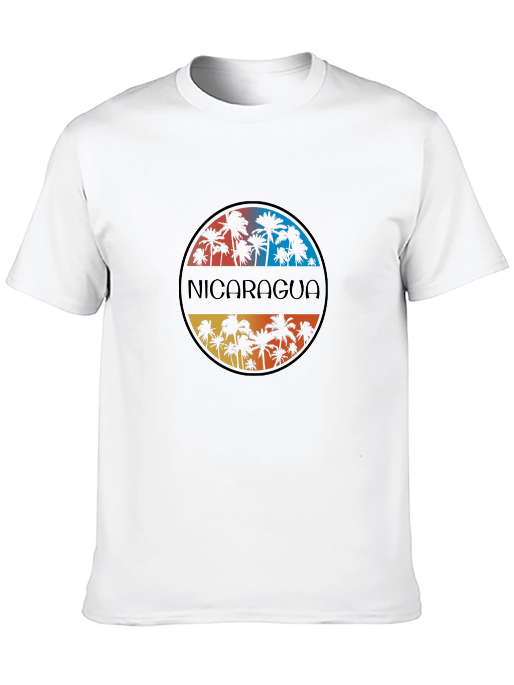 Nicaragua Palm Tree Graphic Tee - Vacation Vibes