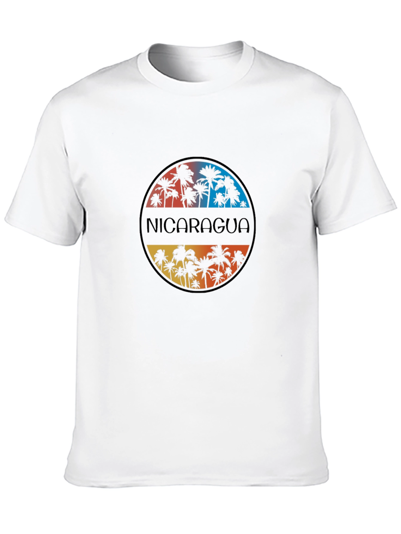 Nicaragua Palm Tree Graphic Tee - Vacation Vibes