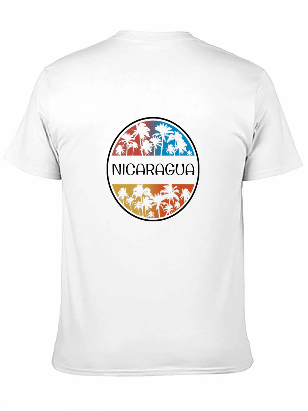 Nicaragua Palm Tree Graphic Tee - Vacation Vibes