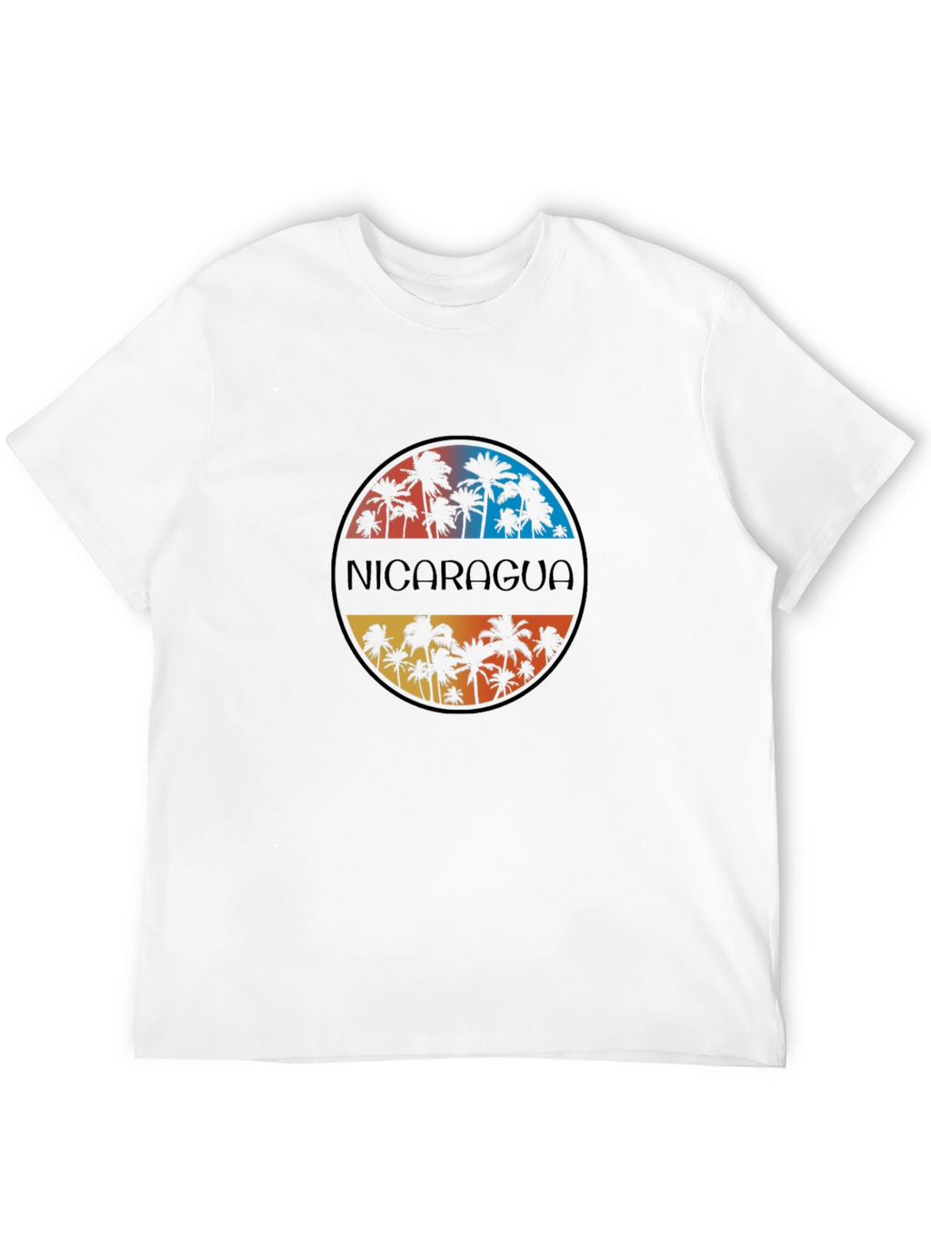 Nicaragua Palm Tree Graphic Tee - Vacation Vibes