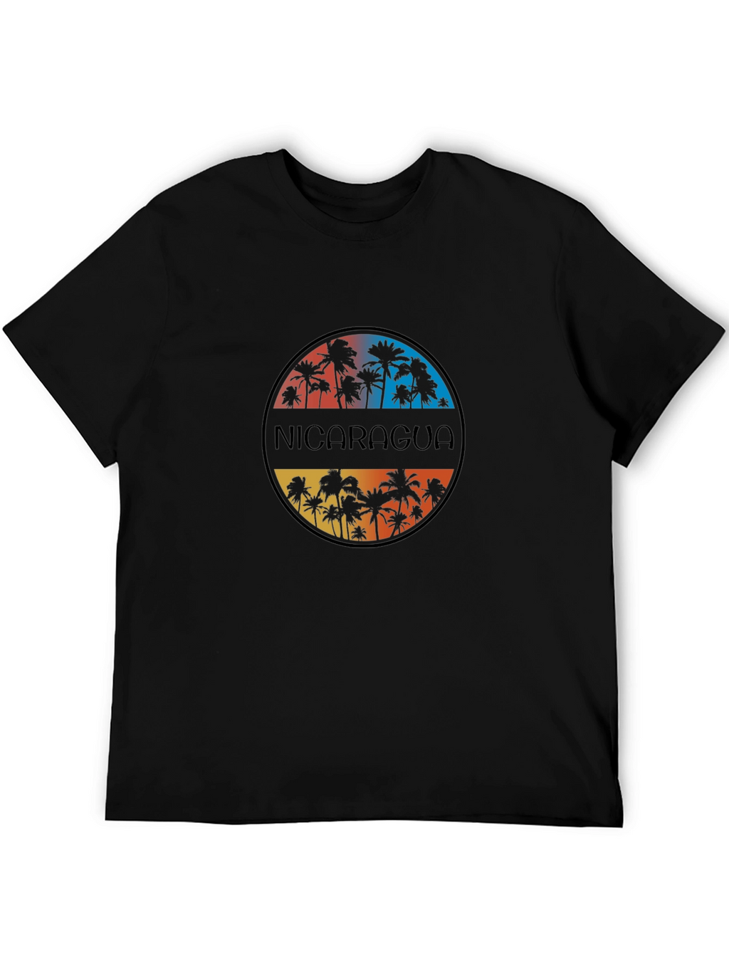 Nicaragua Palm Tree Graphic Tee - Vacation Vibes