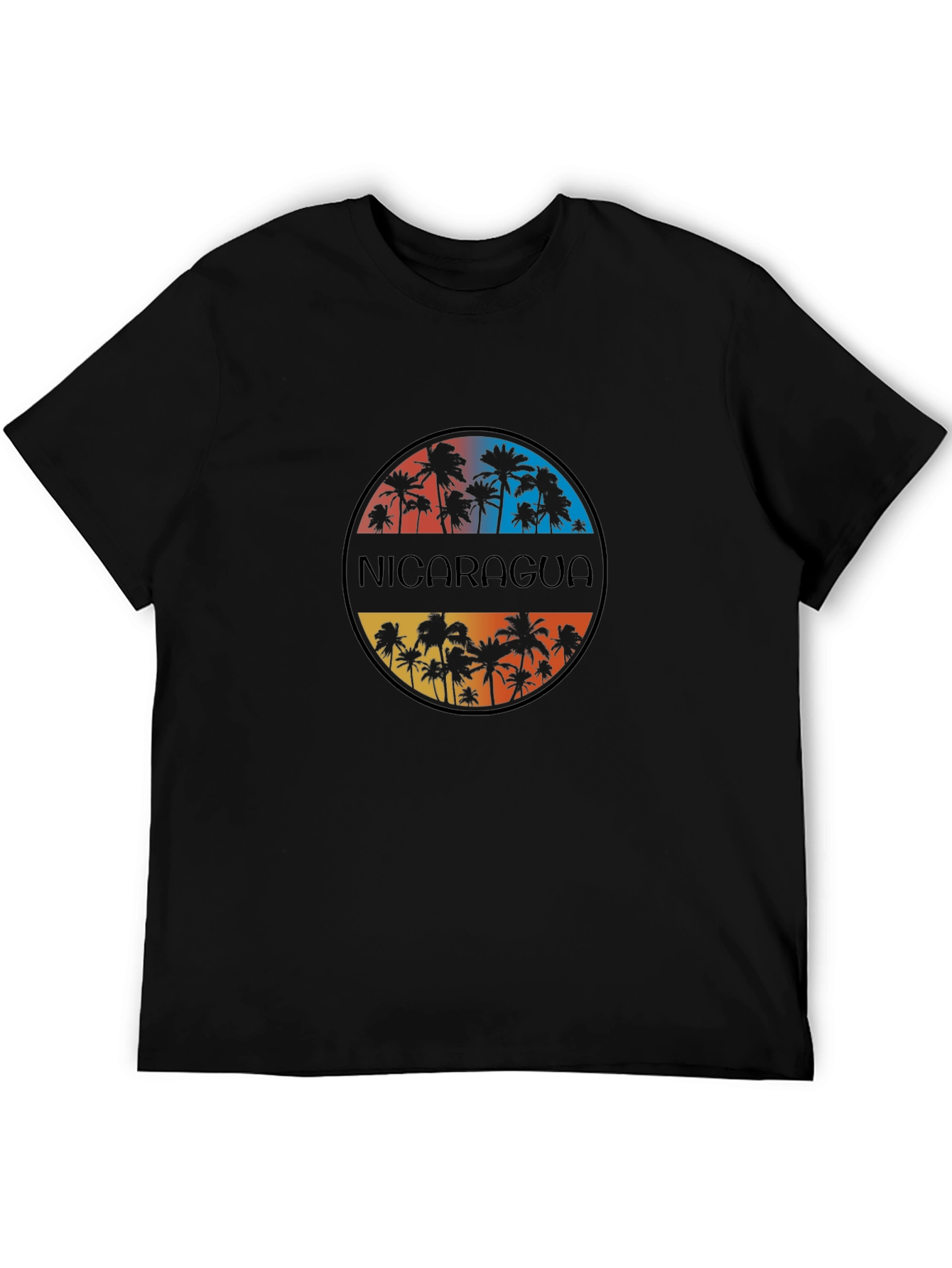 Nicaragua Palm Tree Graphic Tee - Vacation Vibes