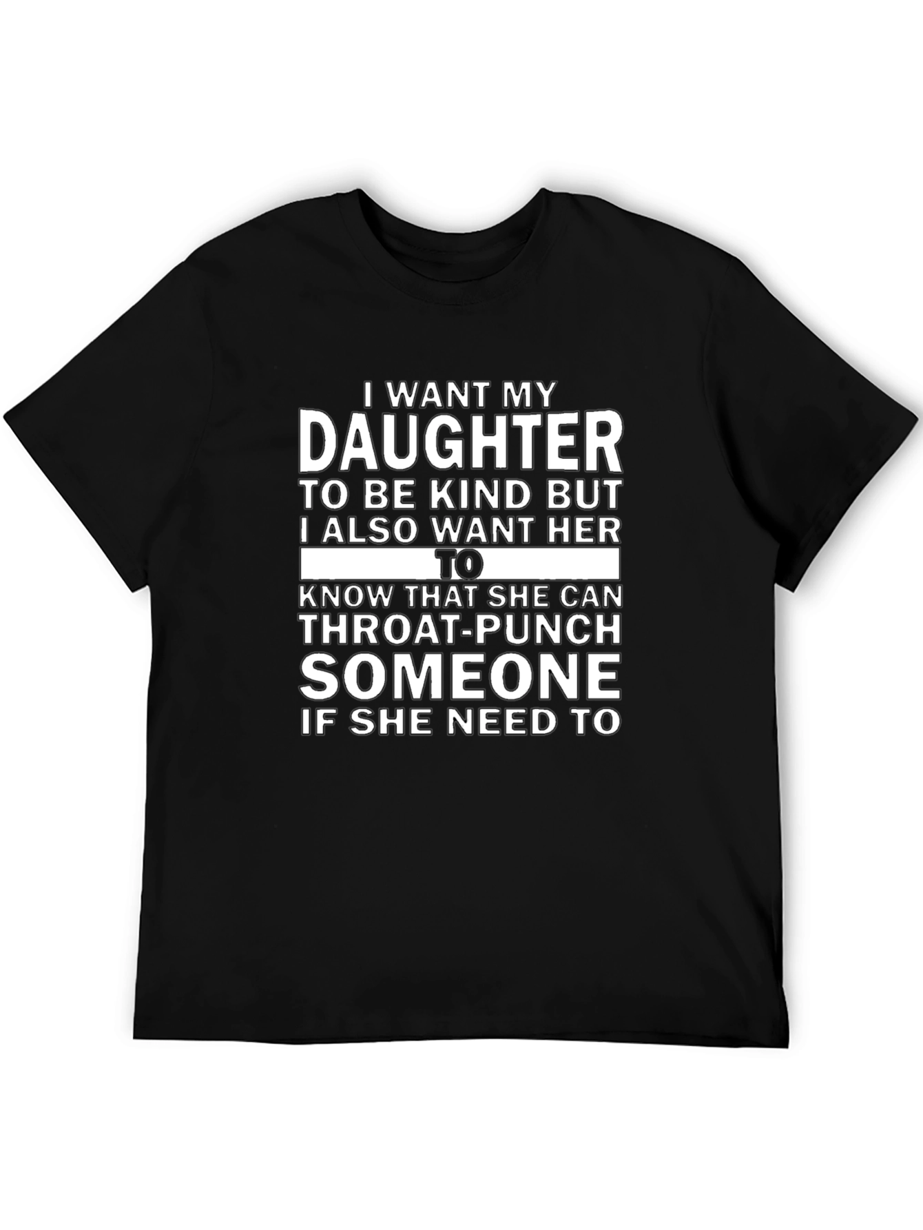 Daughter Throat-Punch Graphic Novelty T-Shirt