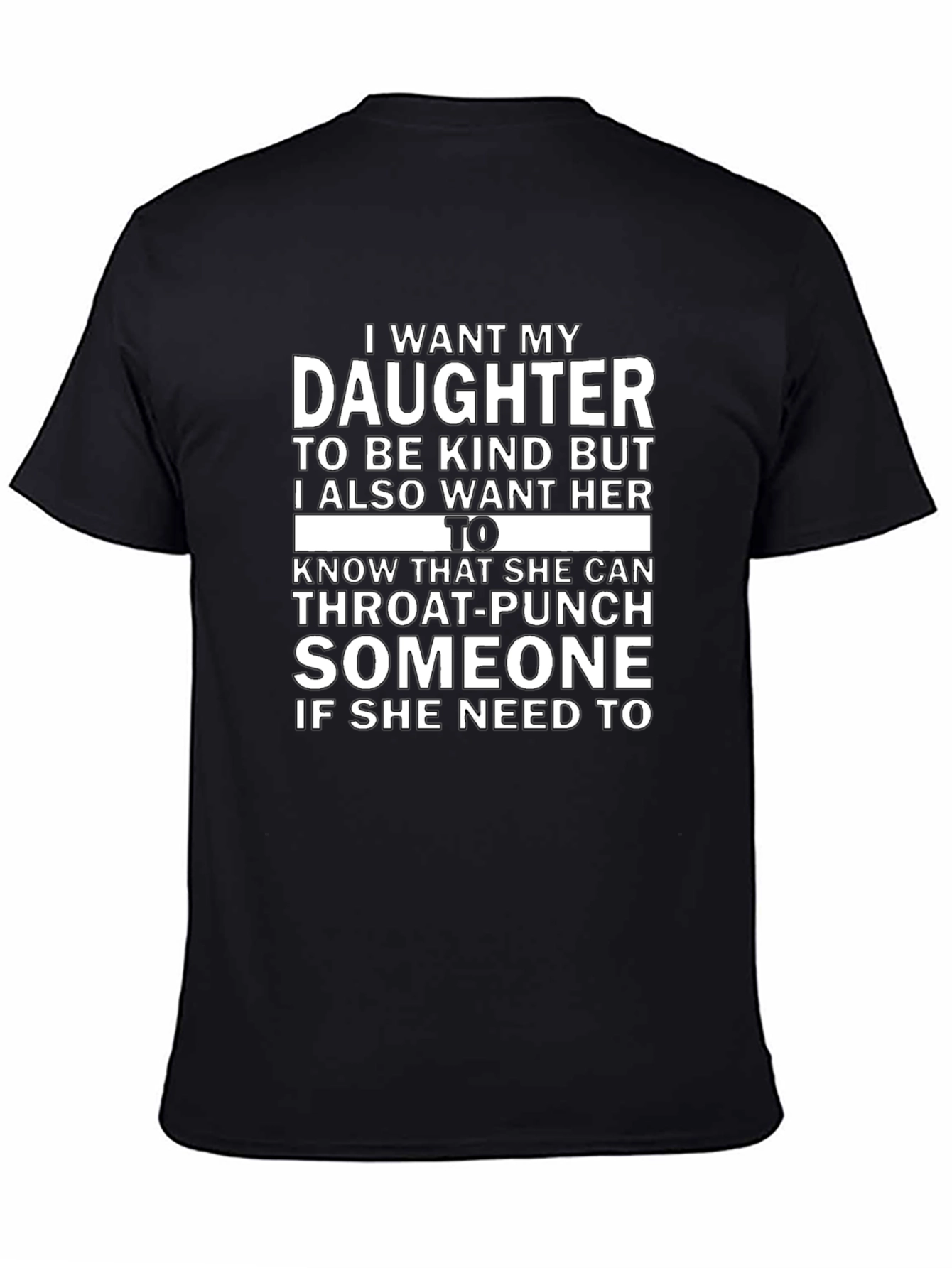 Daughter Throat-Punch Graphic Novelty T-Shirt