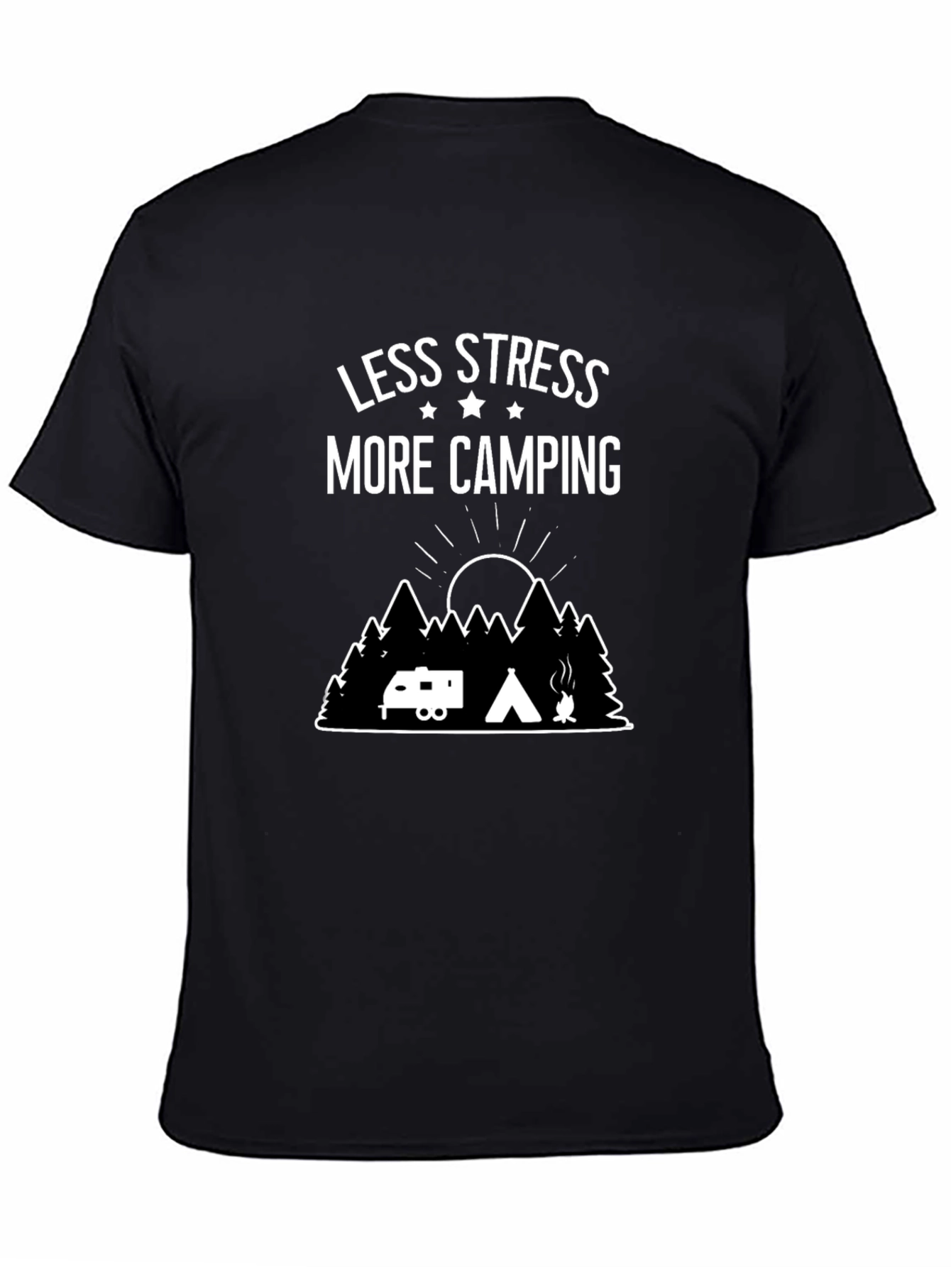 Less Stress More Camping Graphic Tee