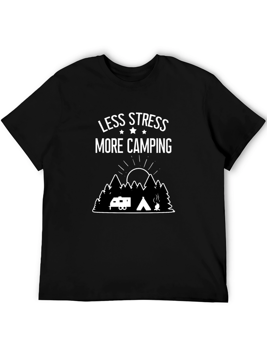 Less Stress More Camping Graphic Tee