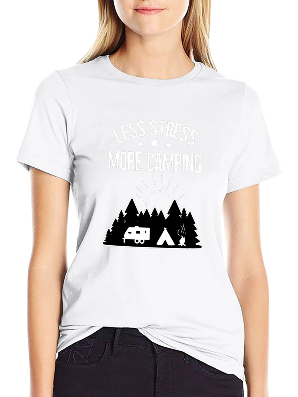 Less Stress More Camping Graphic Tee