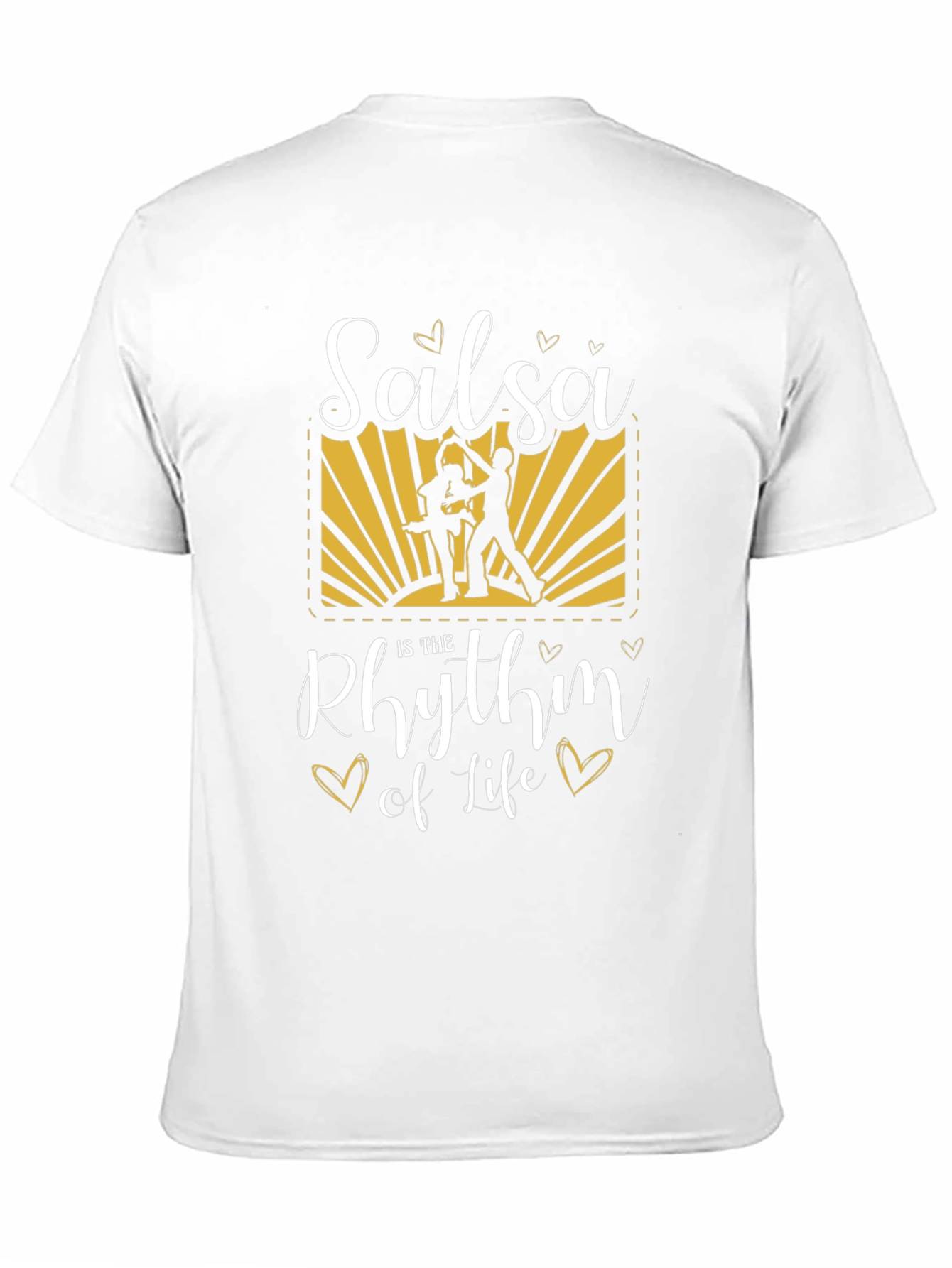 Salsa is the Rhythm of Life Graphic T-Shirt