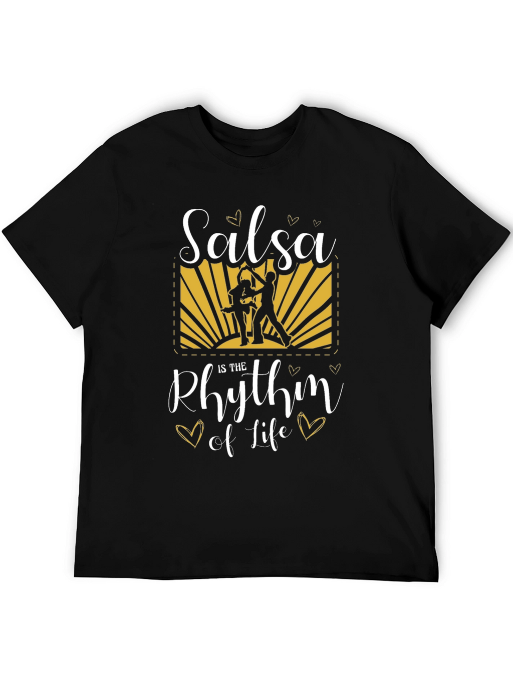 Salsa is the Rhythm of Life Graphic T-Shirt