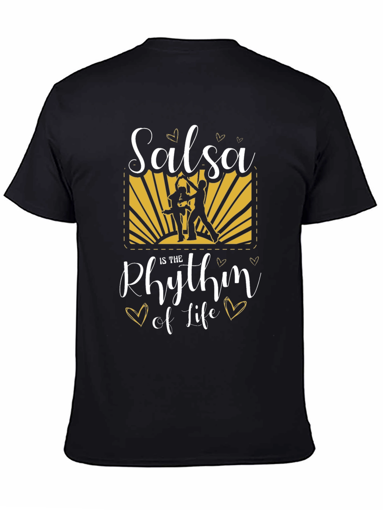 Salsa is the Rhythm of Life Graphic T-Shirt