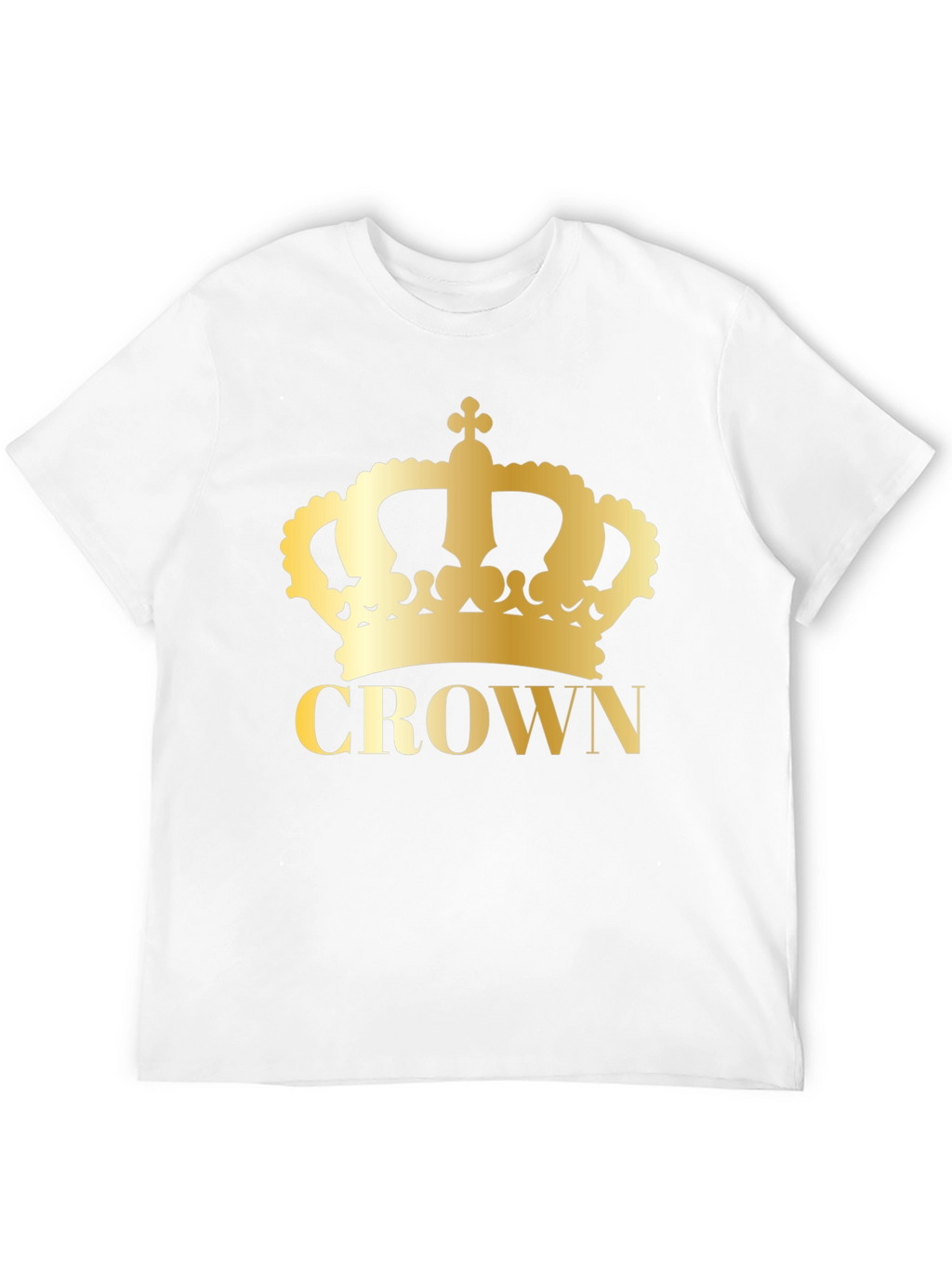 Crown Graphic Tee - Gold Print
