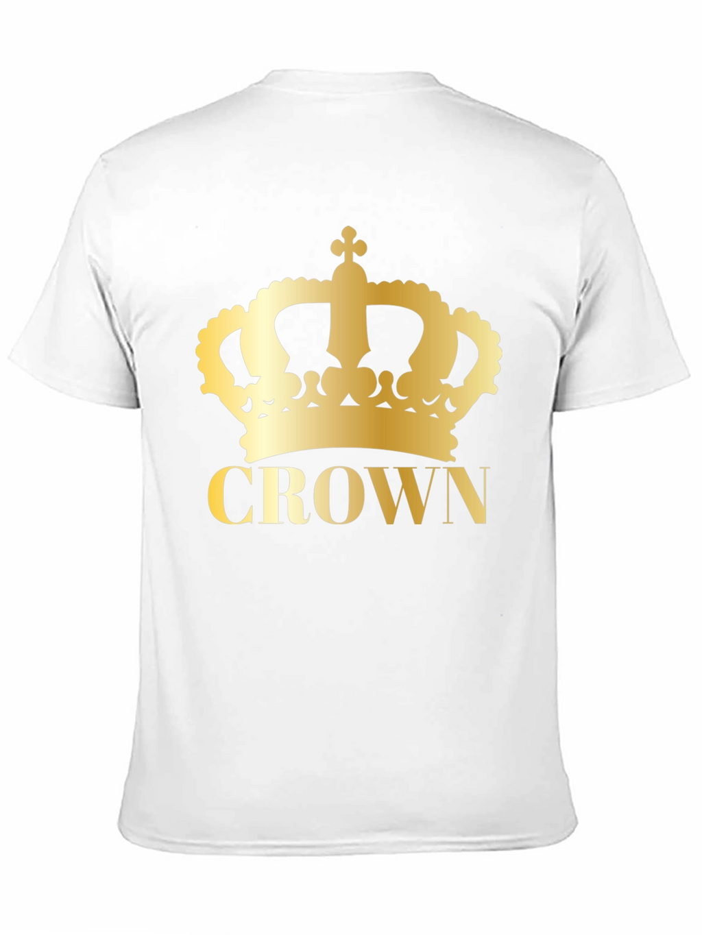 Crown Graphic Tee - Gold Print