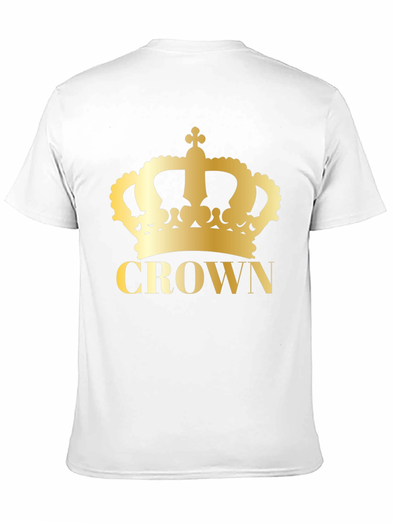 Crown Graphic Tee - Gold Print