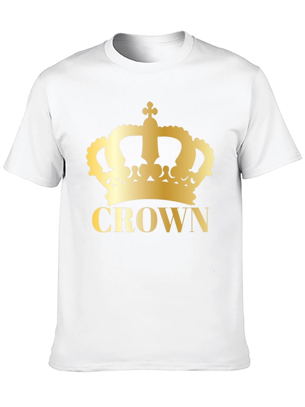 Crown Graphic Tee - Gold Print