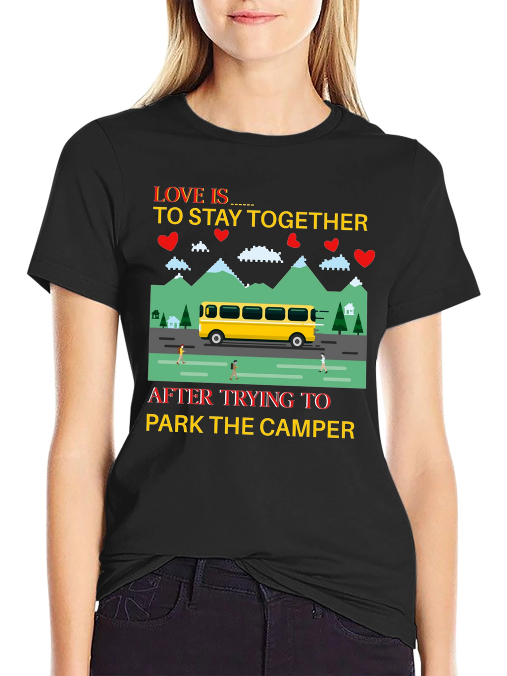 Love is to Stay Together Camper T-Shirt