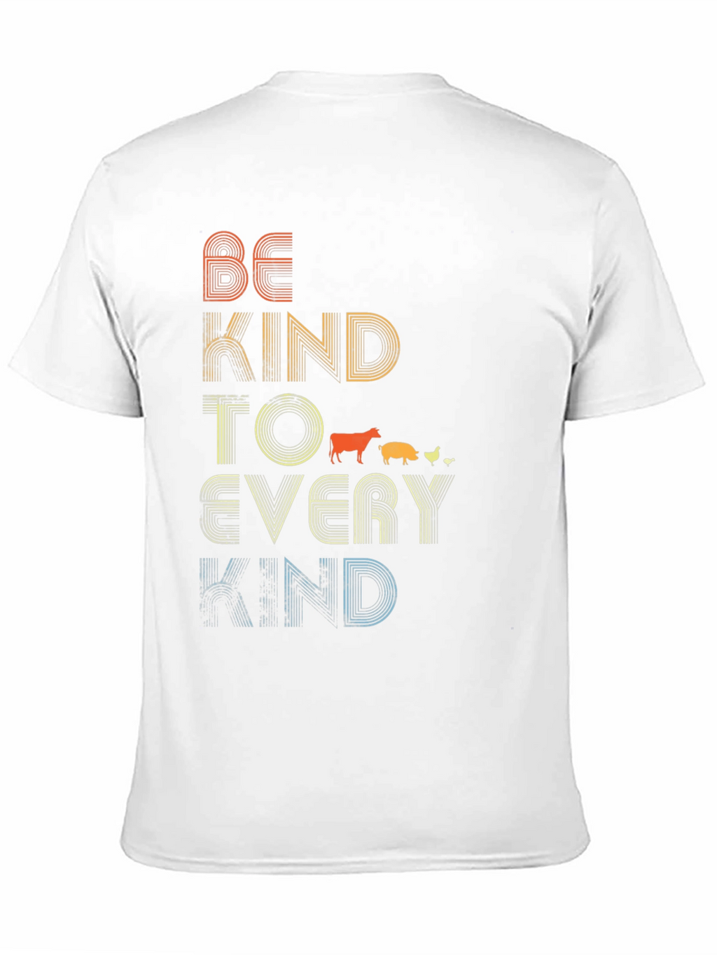 Be Kind to Every Kind Black Graphic T-Shirt