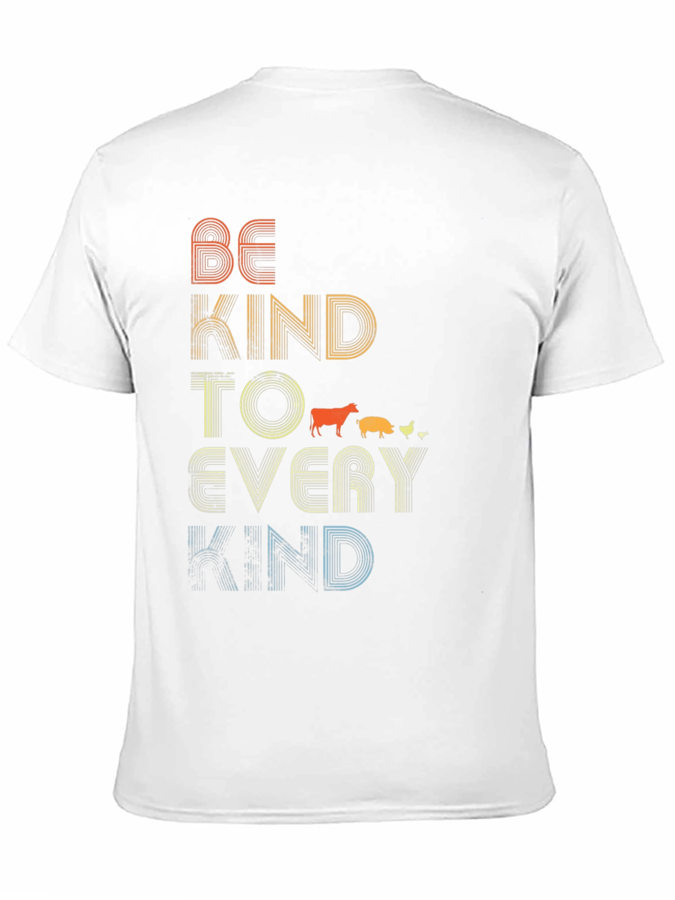Be Kind to Every Kind Black Graphic T-Shirt
