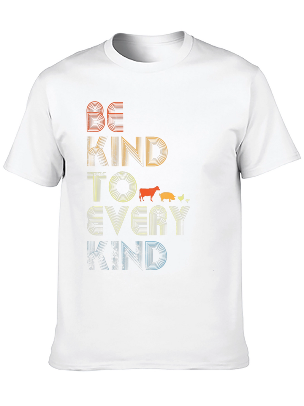 Be Kind to Every Kind Black Graphic T-Shirt