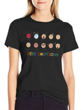Geek Emotions T-Shirt - Gamer Expression Tee