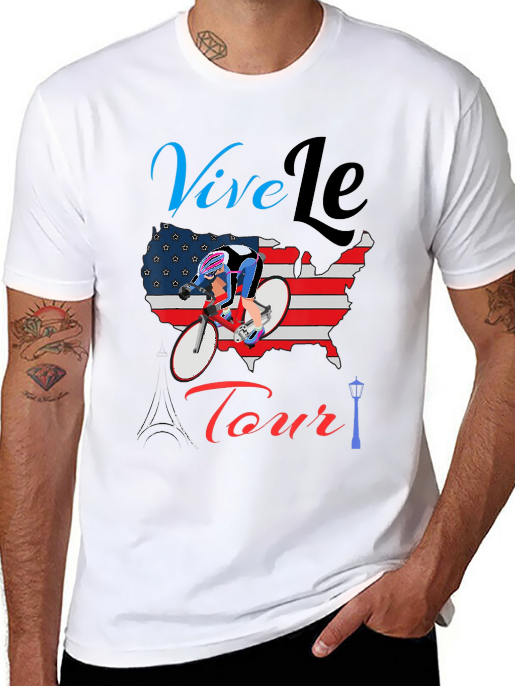 Vive Le Tour Graphic Tee
