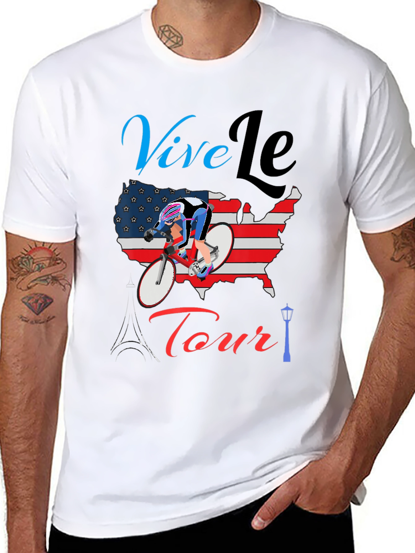 Vive Le Tour Graphic Tee