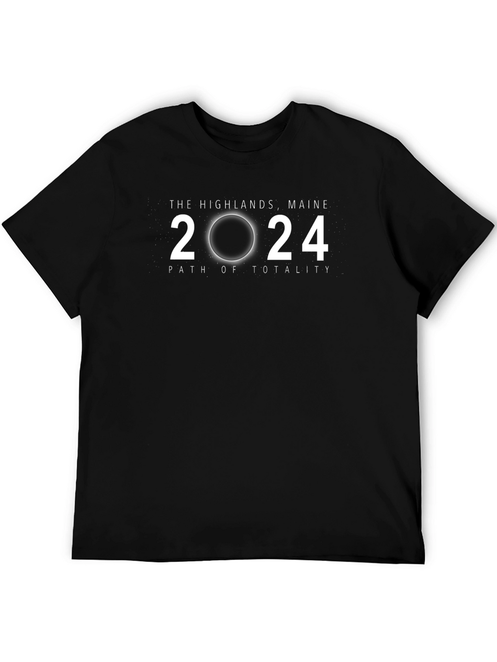 The Highlands Maine 2024 Path of Totality T-Shirt