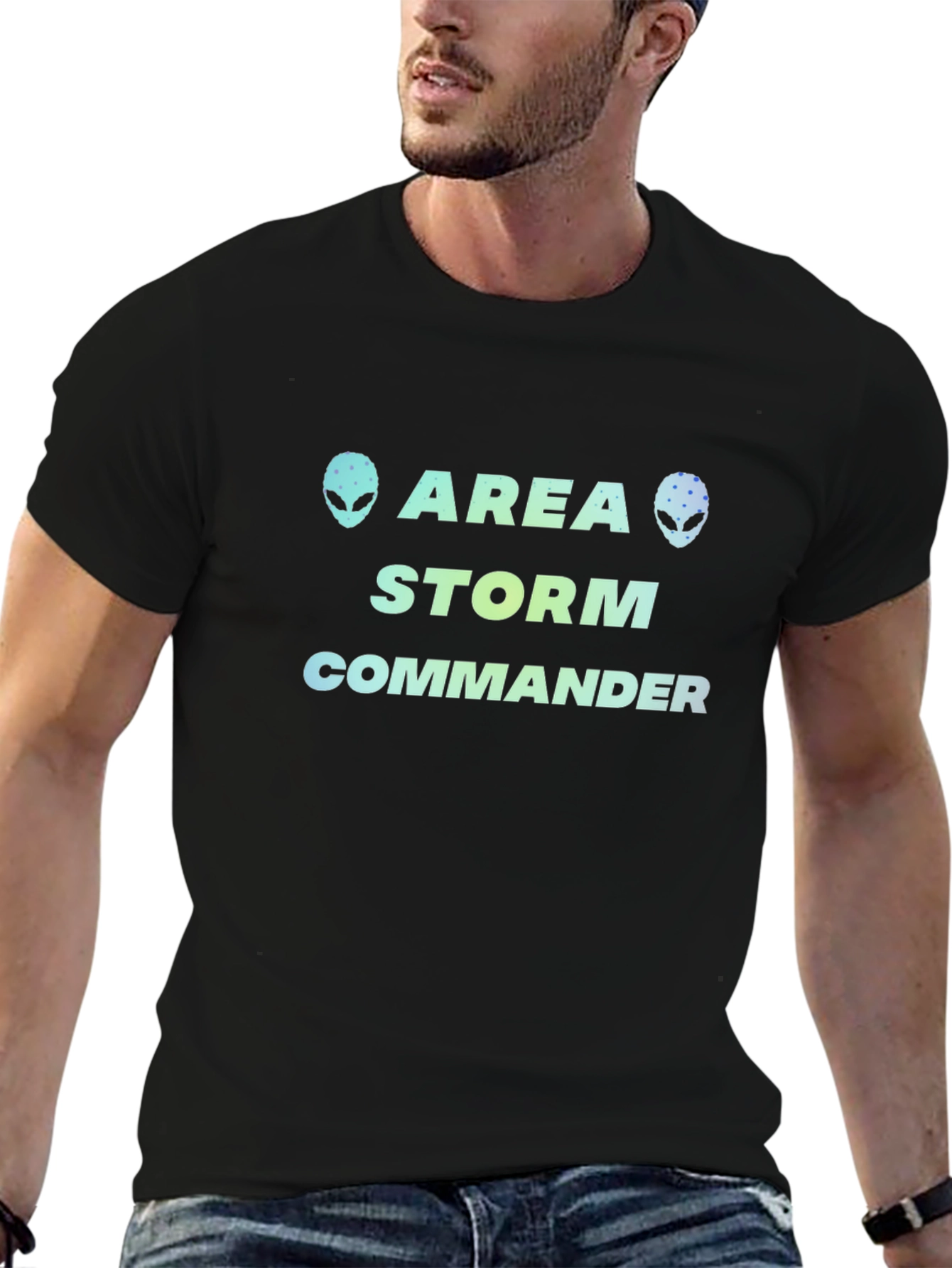 Area Storm Commander Black T-Shirt