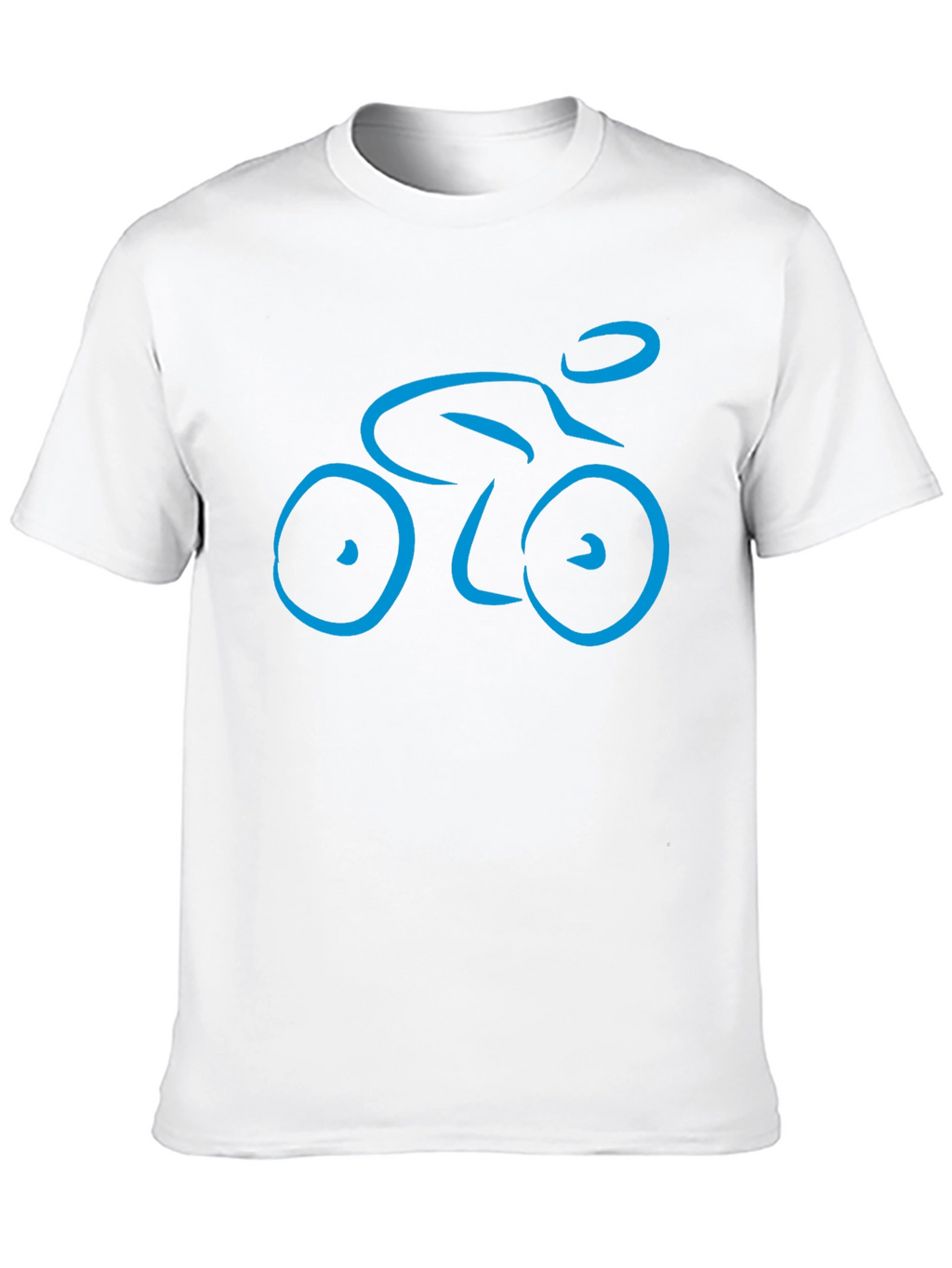 Cycling Enthusiast Black Graphic Tee