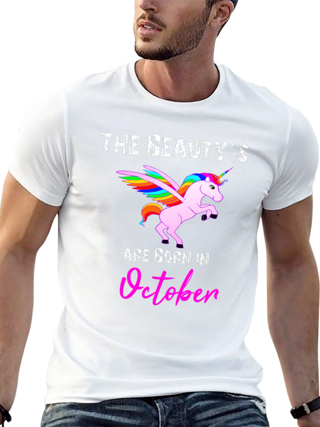 Beauty Born in October Graphic T-Shirt