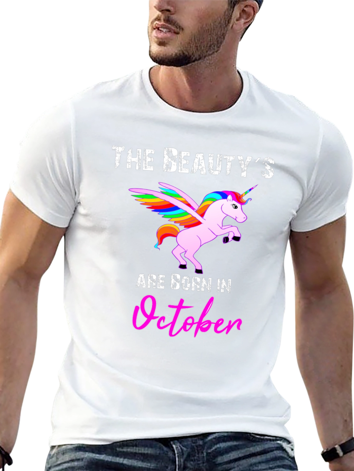 Beauty Born in October Graphic T-Shirt