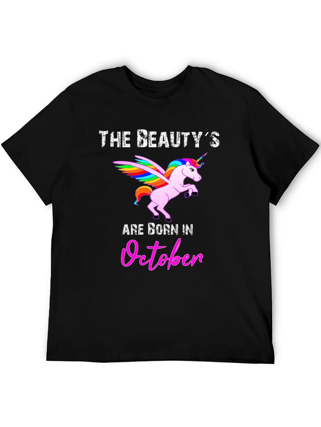 Beauty Born in October Graphic T-Shirt
