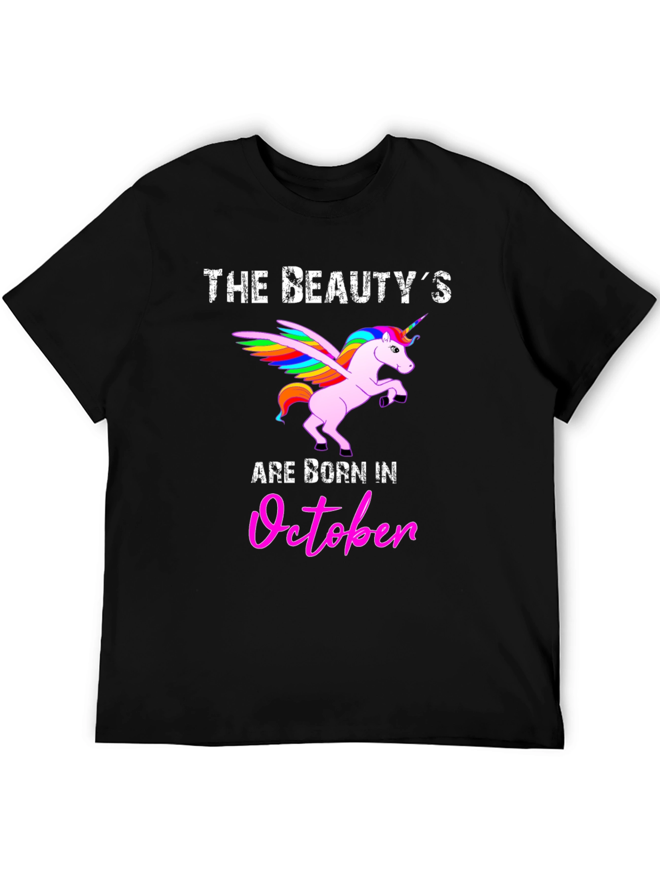 Beauty Born in October Graphic T-Shirt