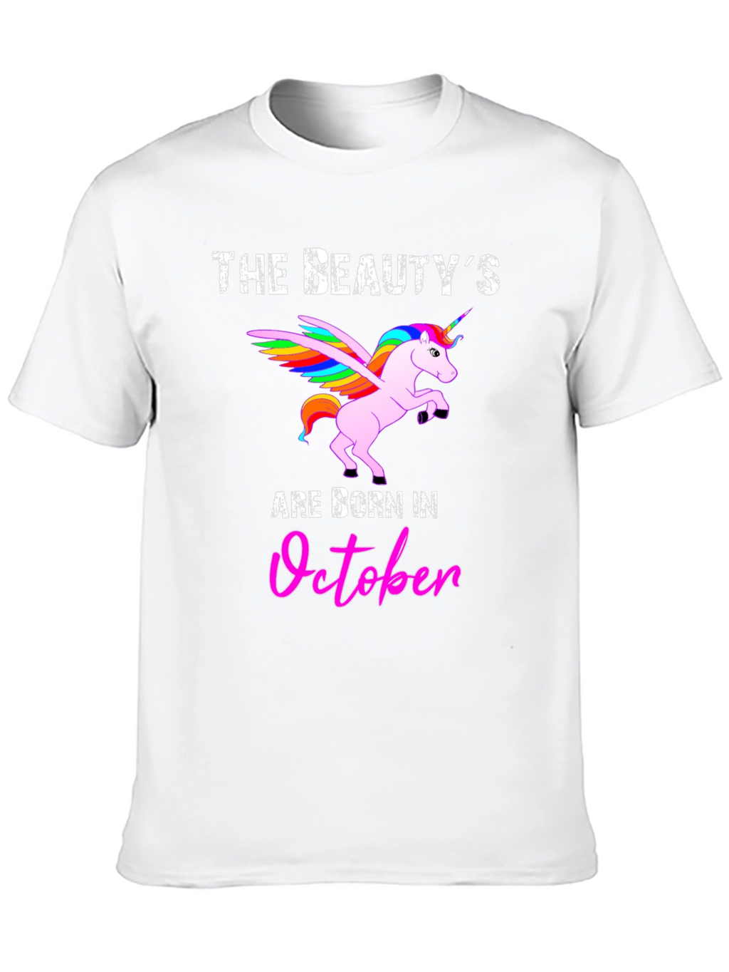 Beauty Born in October Graphic T-Shirt