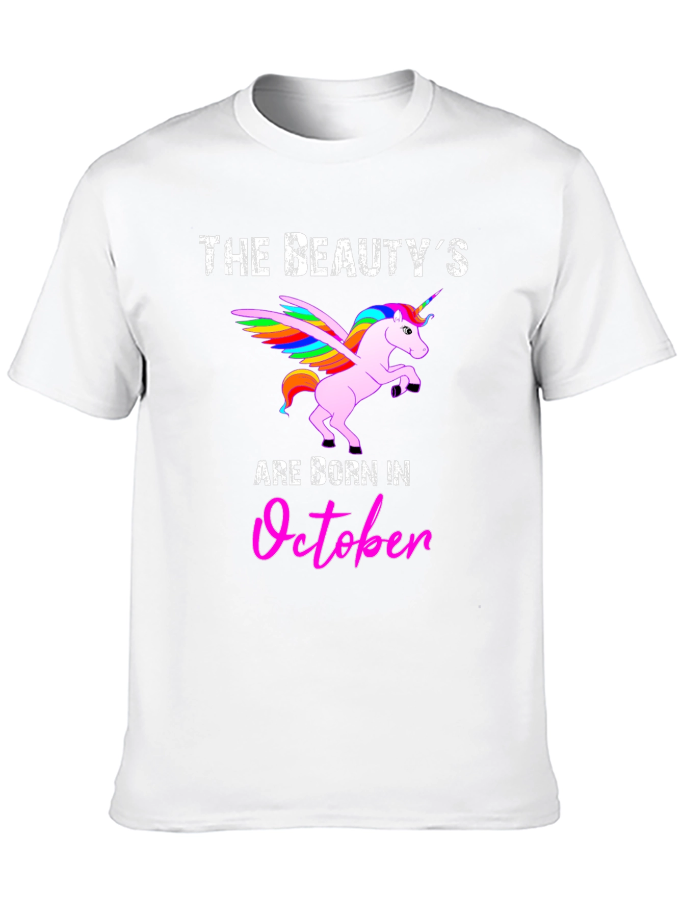 Beauty Born in October Graphic T-Shirt