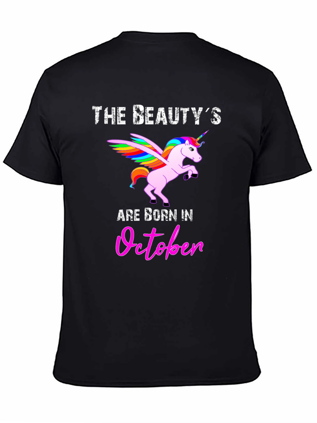 Beauty Born in October Graphic T-Shirt