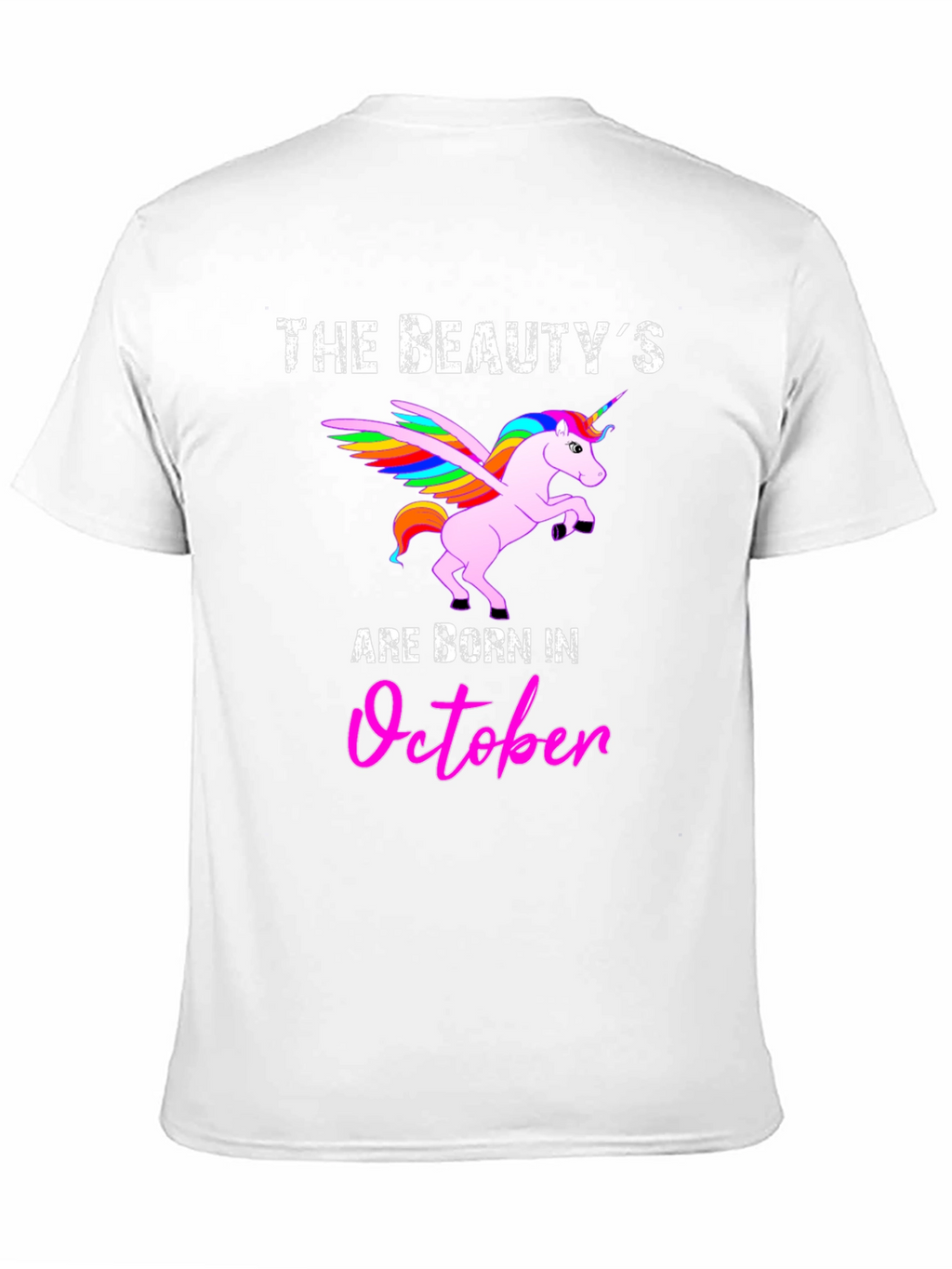 Beauty Born in October Graphic T-Shirt