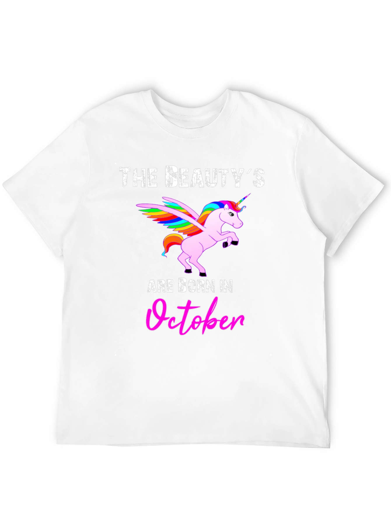 Beauty Born in October Graphic T-Shirt