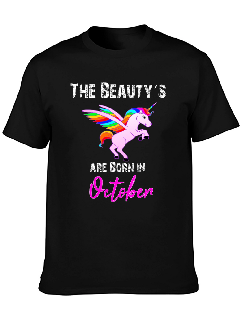 Beauty Born in October Graphic T-Shirt
