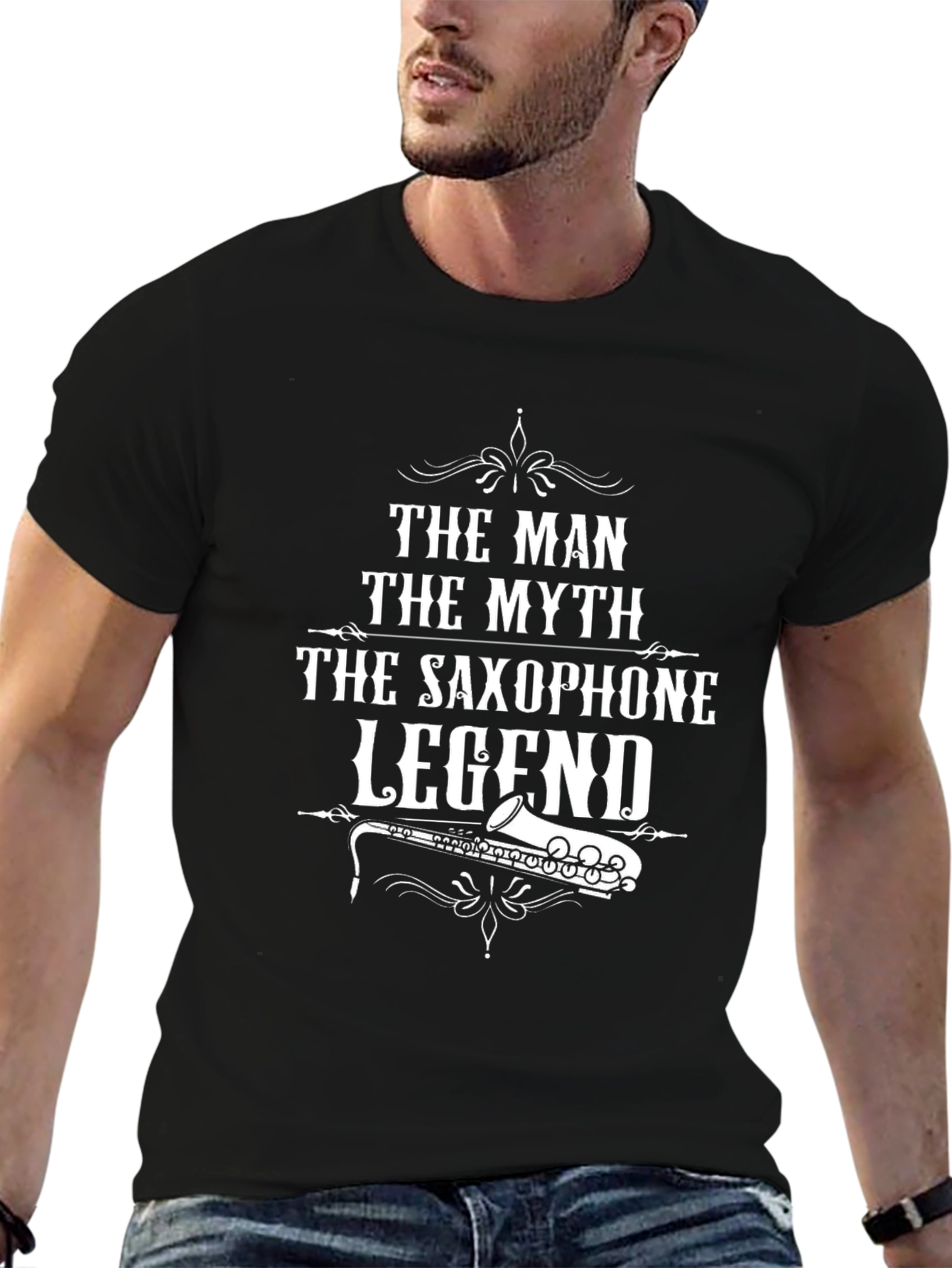 The Saxophone Legend Graphic T-Shirt