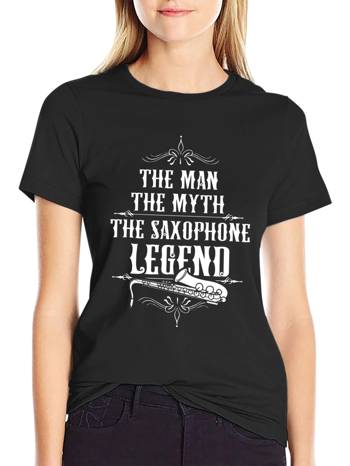 The Saxophone Legend Graphic T-Shirt