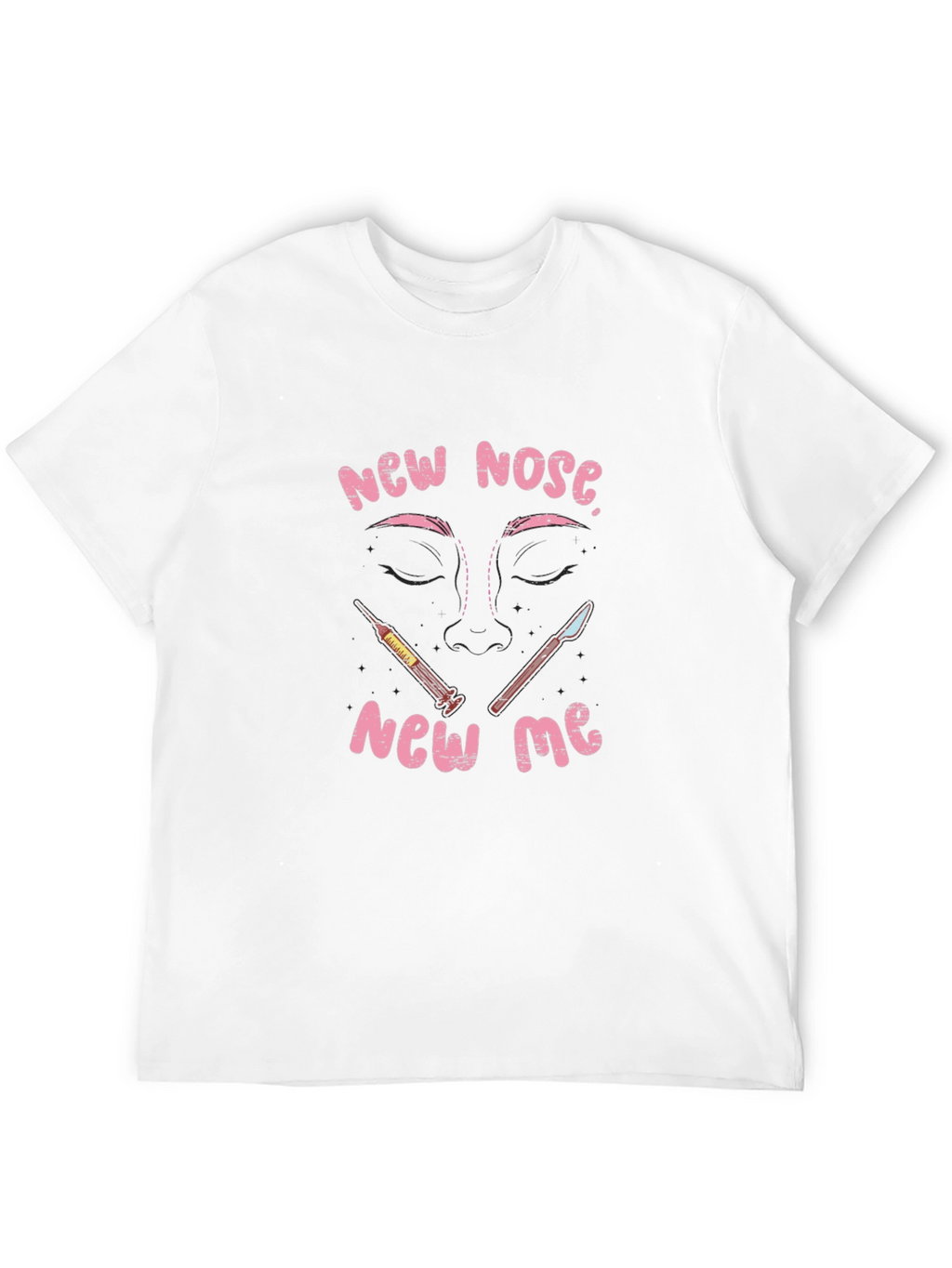 New Nose New Me Graphic Tee - Black