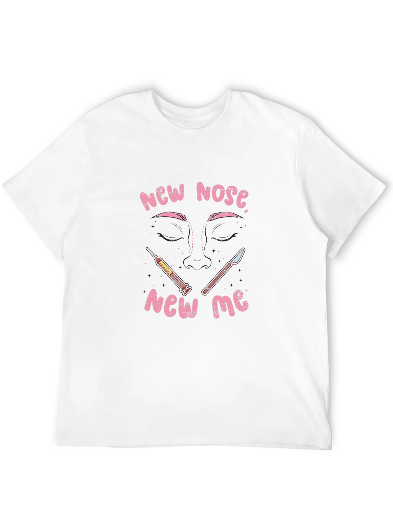New Nose New Me Graphic Tee - Black