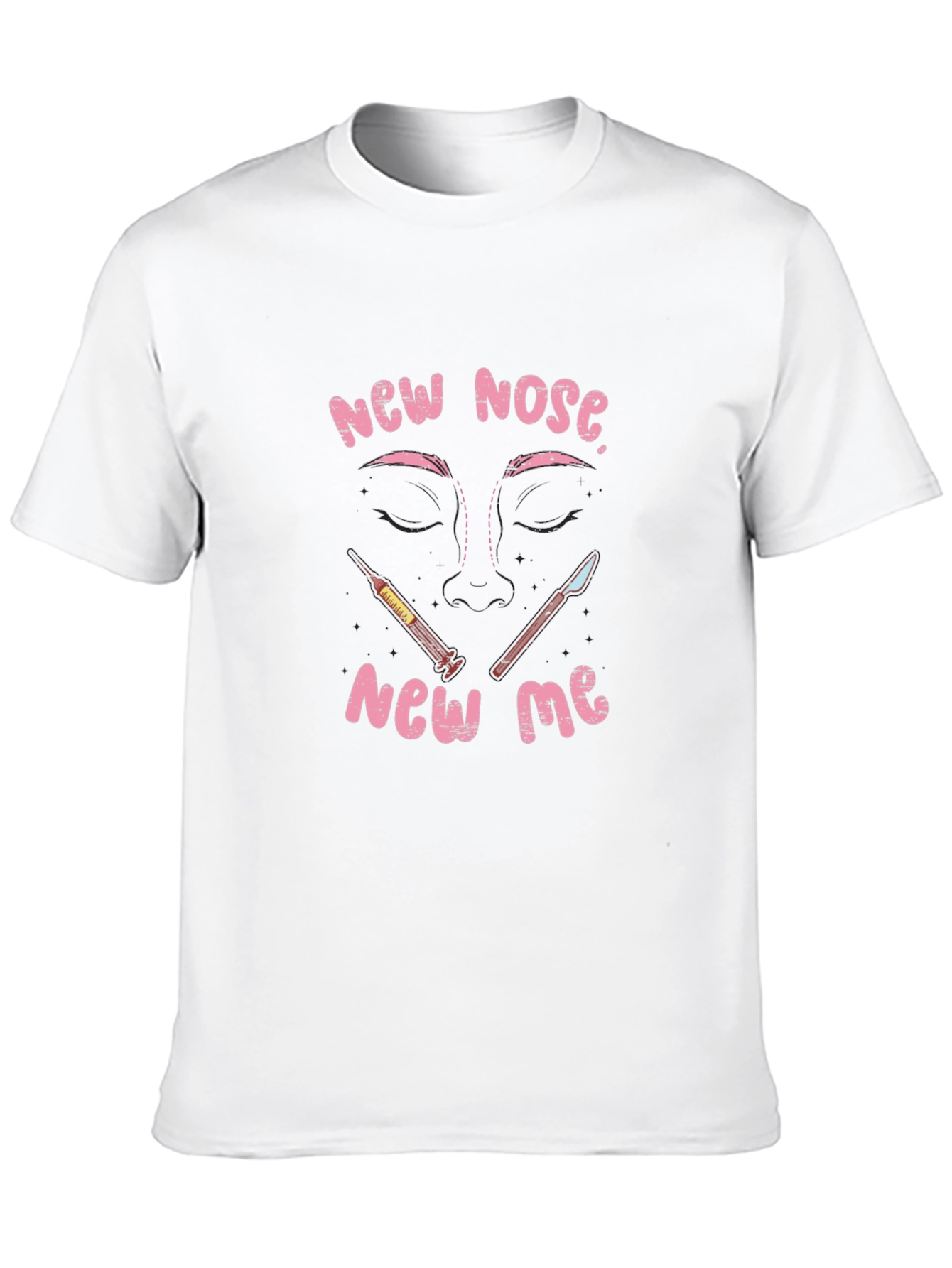 New Nose New Me Graphic Tee - Black