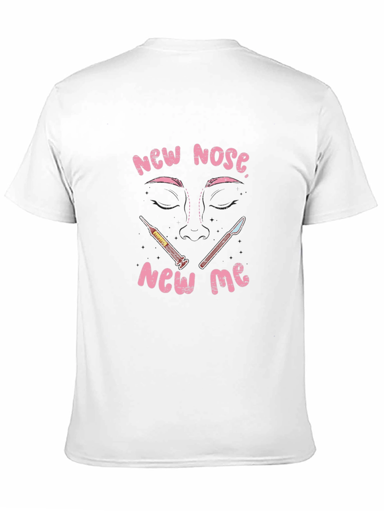 New Nose New Me Graphic Tee - Black