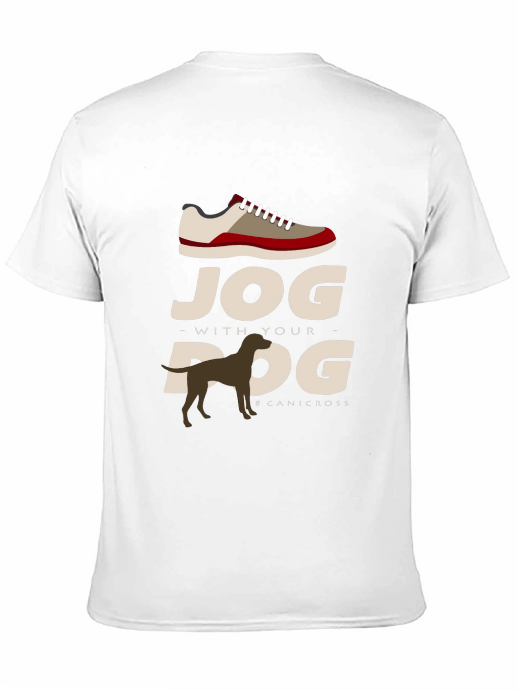 Jog With Your Dog T-Shirt - Canicross Run
